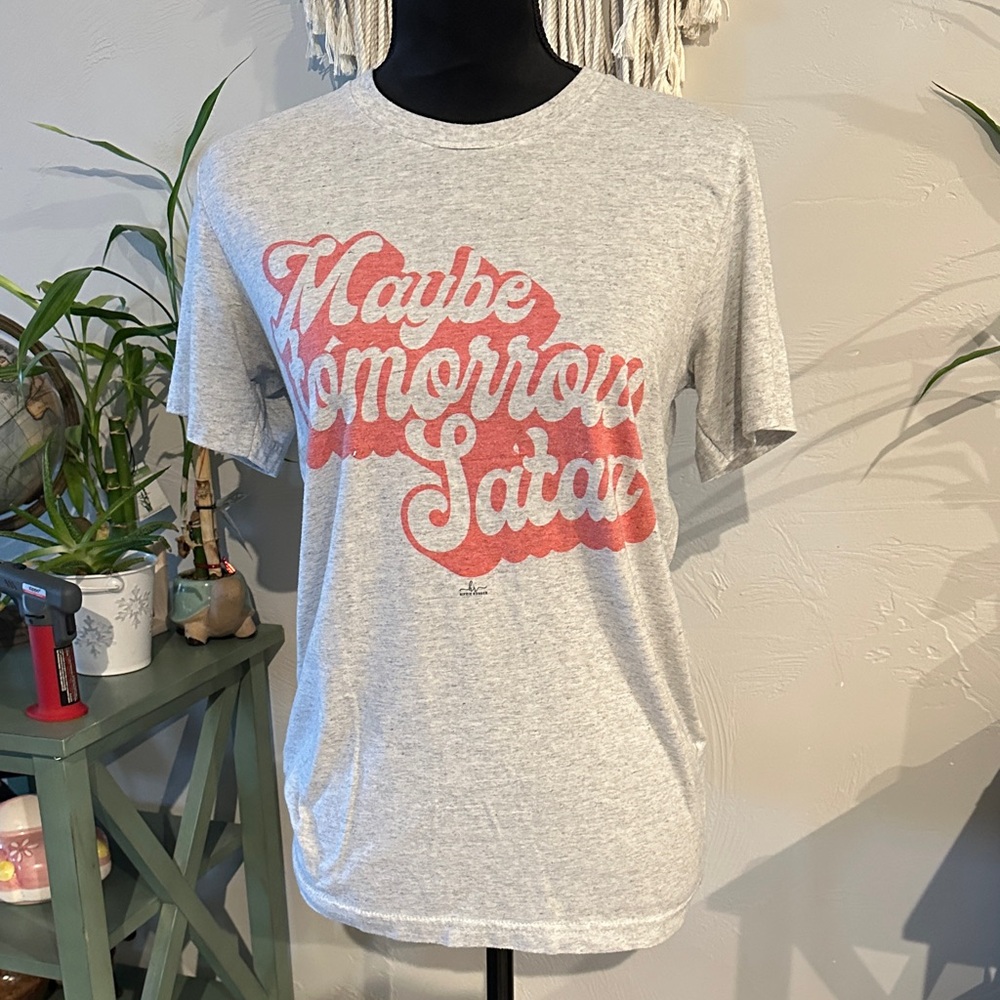 Bella Canvas Gray Tee with Red Print